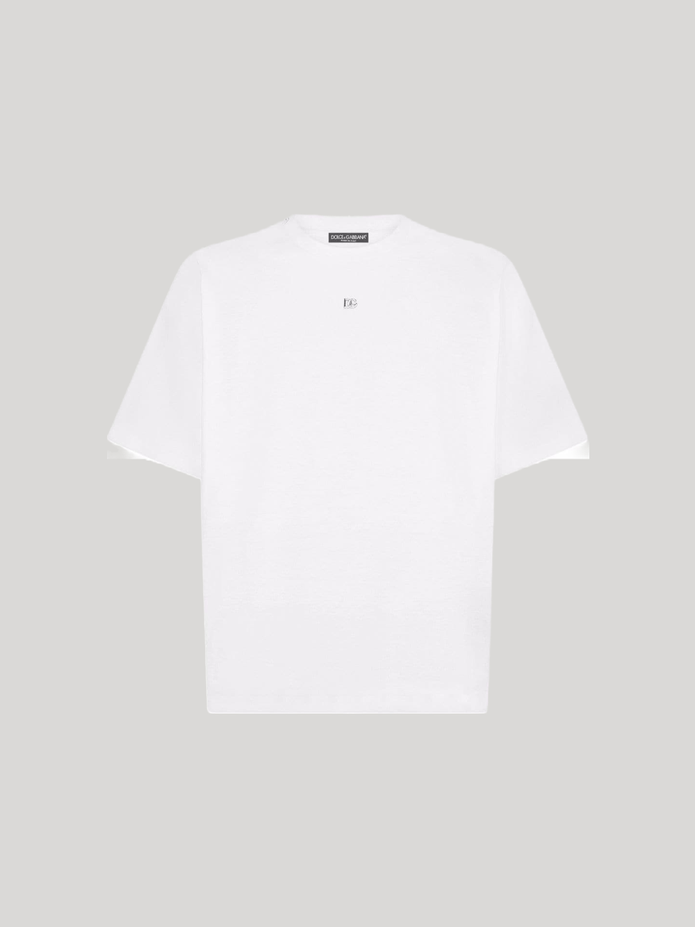 DOLGE GABBANA DG LOGO PLAQUE T-SHIRT